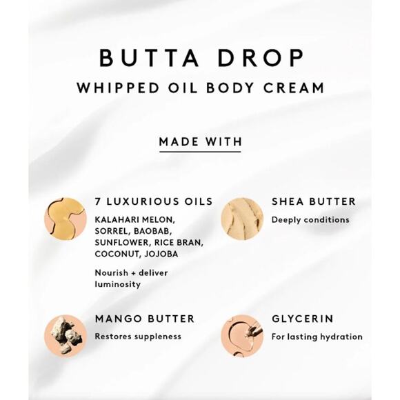 FENTY SKIN Butta Drop Shimmering Whipped Oil Body Cream 200ml/6.7 FL.OZ.‎ BNIB - Picture 3 of 10